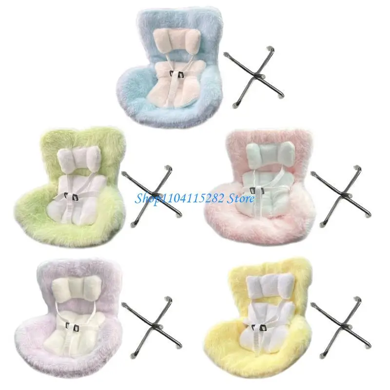 

A2BF Plush Seats Vent Decors Stylish Auto Seats Vent Cover Vehicle Interior Decoration