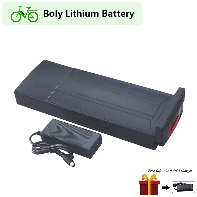 36V Rear Rack E Bike Battery 10AH 13Ah  15Ah 10.5Ah for Theme ME Kemp Starley Electric Bicycle Akku 250W 350W 500W