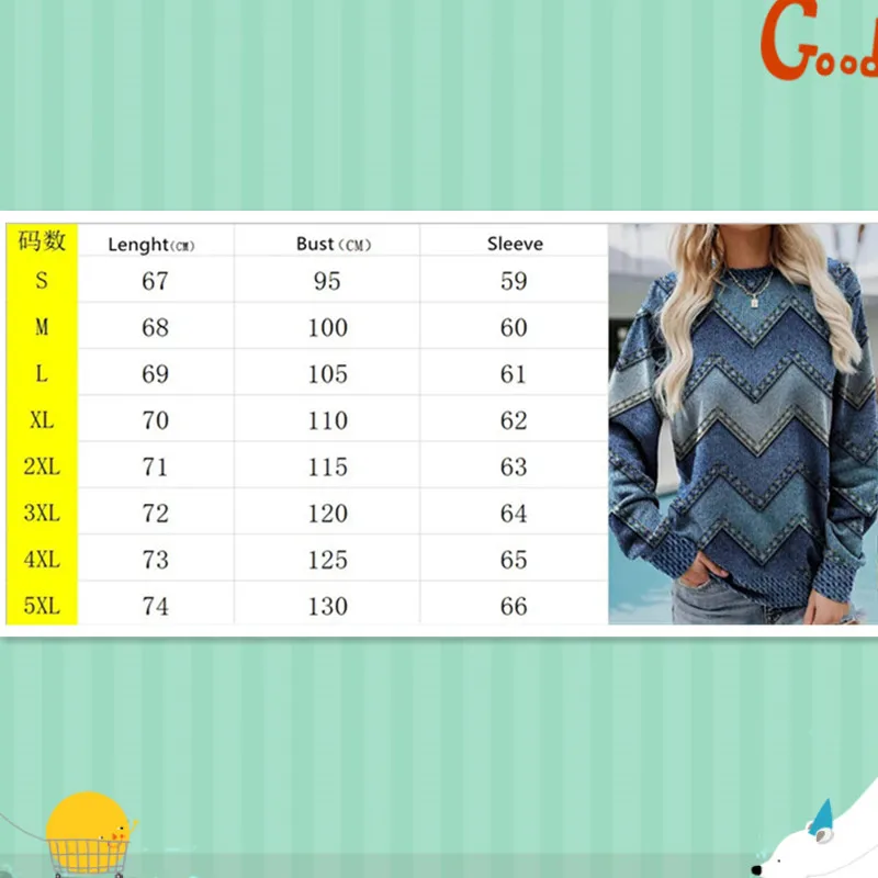 Pullover felpe Casual per donna Streetwear Casual top autunno inverno moda stampa abbigliamento Vintage Ropa Mujer Sudadera