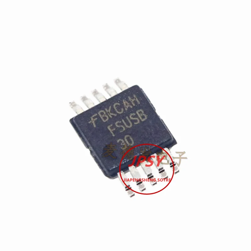 10PCS FSUSB30MUX silk screen FSUSB30 MSOP10 USB interface signal switch