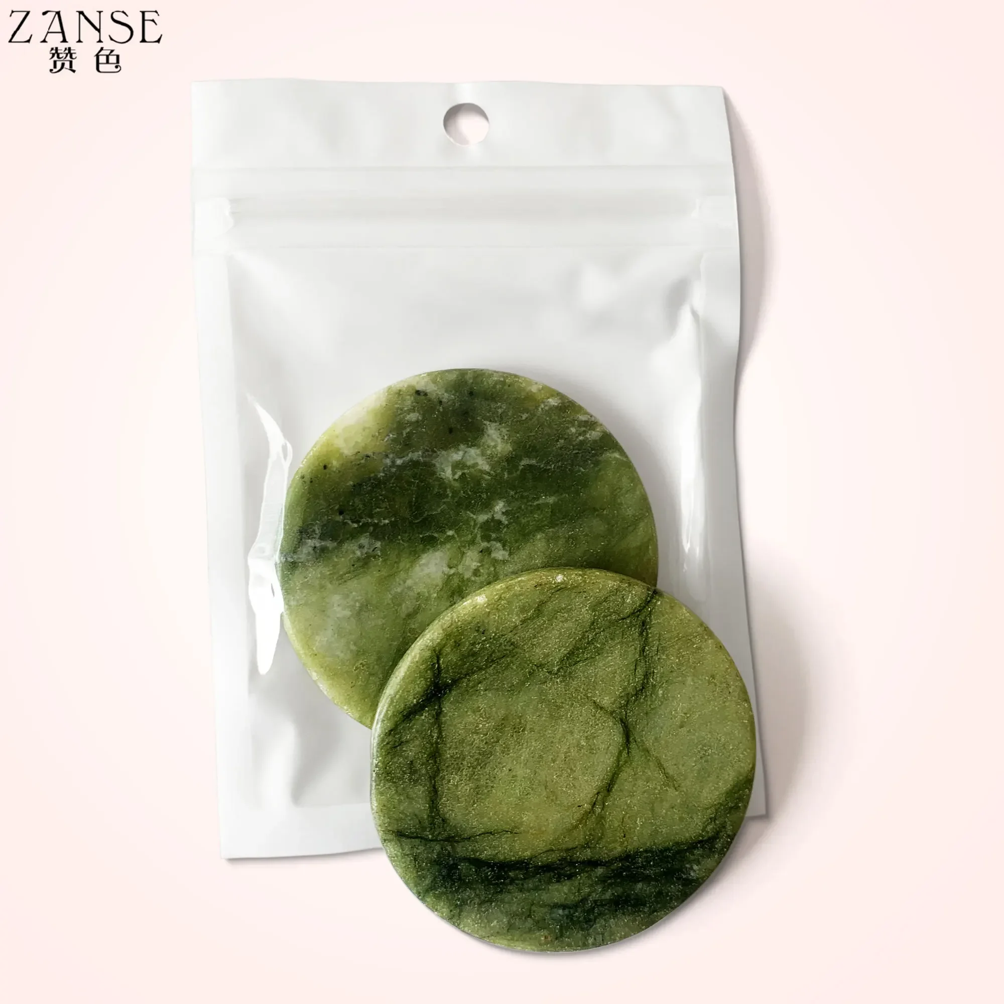 ZANSE Glue Pallet Eyelash Extension Jade Stone Lashes Glue Pad Holder Makeup Tools Eyelash Extension Glue Adhesive Pallet Pad