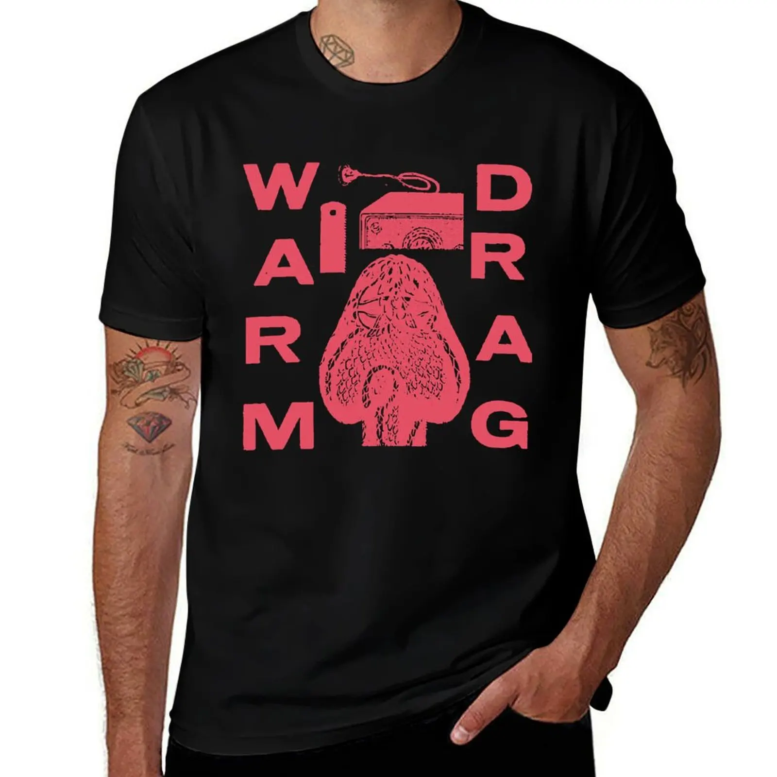 

WARM DRAG T-Shirt Big Size Crew Neck T-Shirt