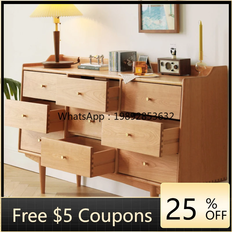 

Мебельная тумба GZ Beimo с девятью ящиками, из массива дерева, для хранения вещей в спальне