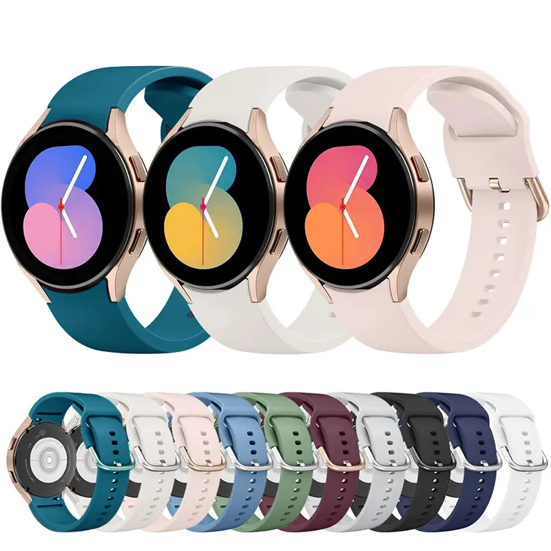 

No Gaps Strap For Samsung Galaxy Watch 4 5 40mm 44mm/Watch 5 Pro 45mm Band Bracelet For Galaxy Watch 4 Classic 42mm 46mm Strap