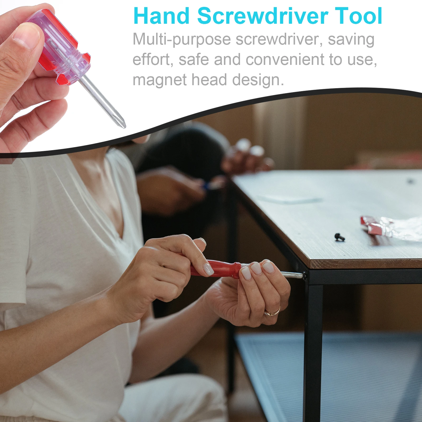 

12pcs Screwdriver Set Mini Repair Flat Magnetic Cross Household Electronic Supplies Durable AntiSlip Portable WearResistant Tool