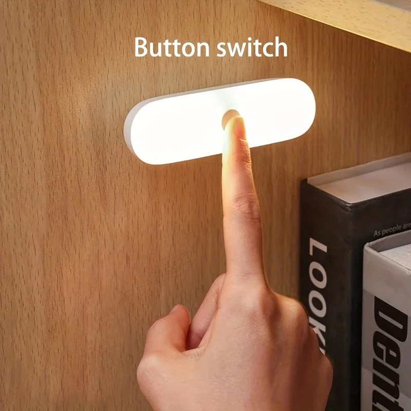 

Wireless LED Mini Reading Light - Dimmable, Rechargeable, Magnetic, Stick-On, Wall-Mounted - Perfect for Car, Bedroom, Bathroom