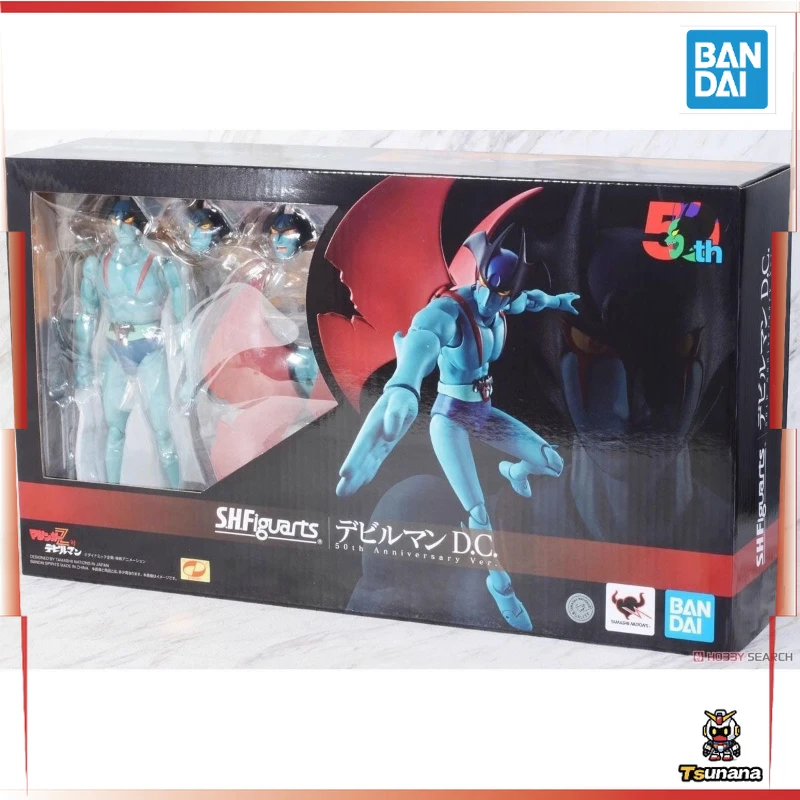 

Original BOX Bandai SHF DEVILMAN 50th Anniversary Ver Figure Finished Model Kit Anime Action Toy Gifts for Kids in Shock Suit