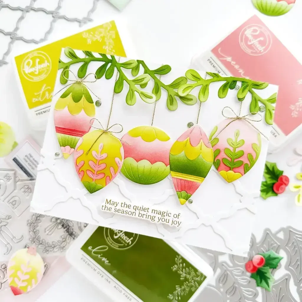 Evergreen Sparkle Coverplate 2025 New Dies Scrapbook Diary Decoration Stencil Embossing Template DIY Greeting Card Handmade