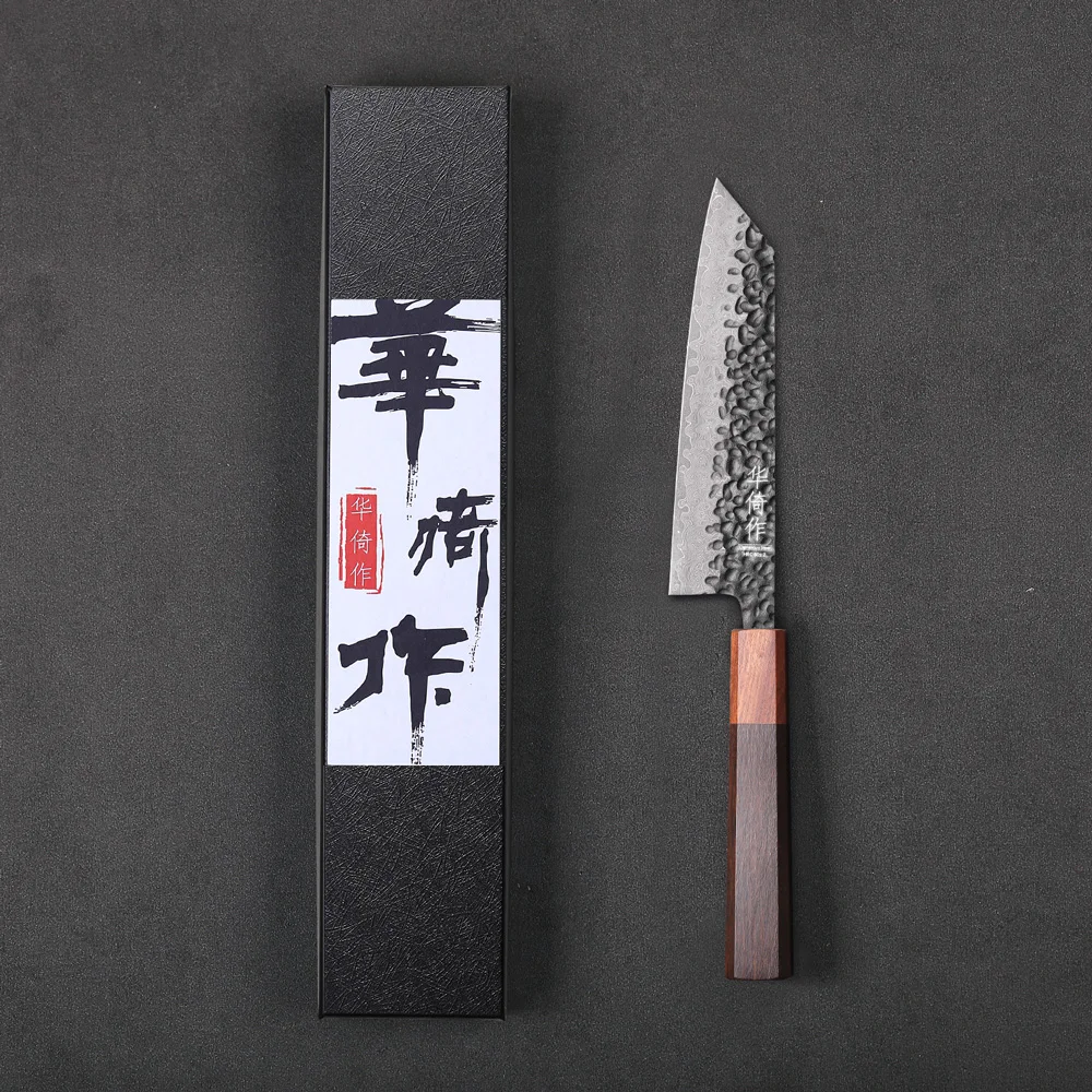 

6-inch Japanese Kiritsuke Bunka Knife Damascus Steel Hand Forged Professional Chef Knives Kitchen Utility Sharp Cooking Tools