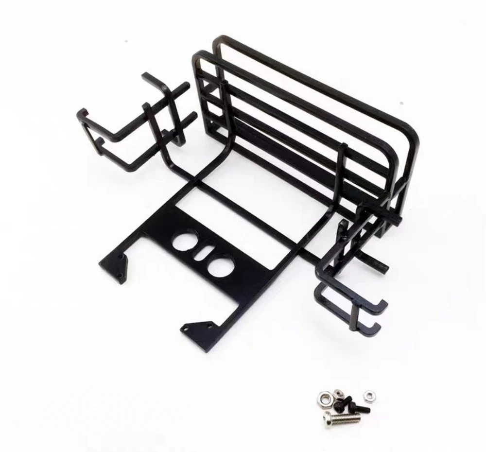 

1/10 Crawler Car Rear Luggage Rack for Tamiya cc01 Jeep Wrangler YJ Bodyshell 1 10 RC Truck Diy part