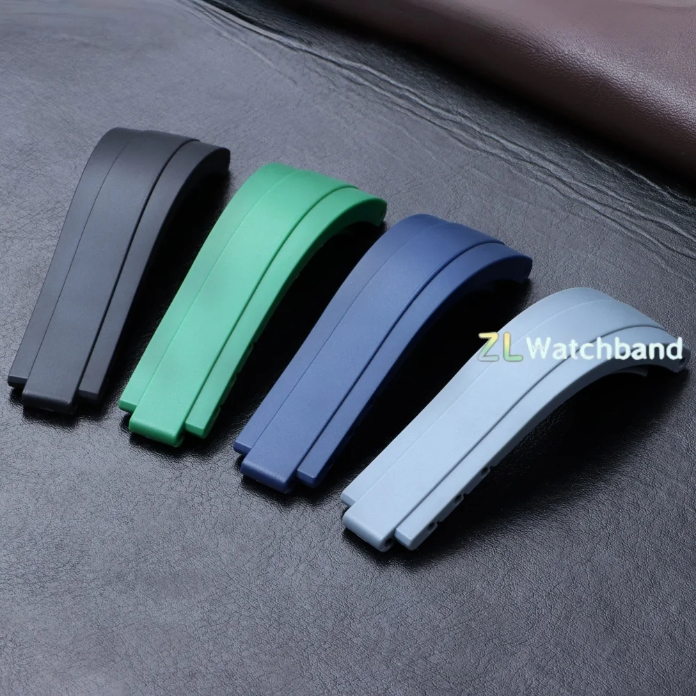 20mm Silicone Watchband for Rolex for Daytona Submariner DEEPSEA GMT Oyster Watch Strap Repalace Bracelet Accessories for Men