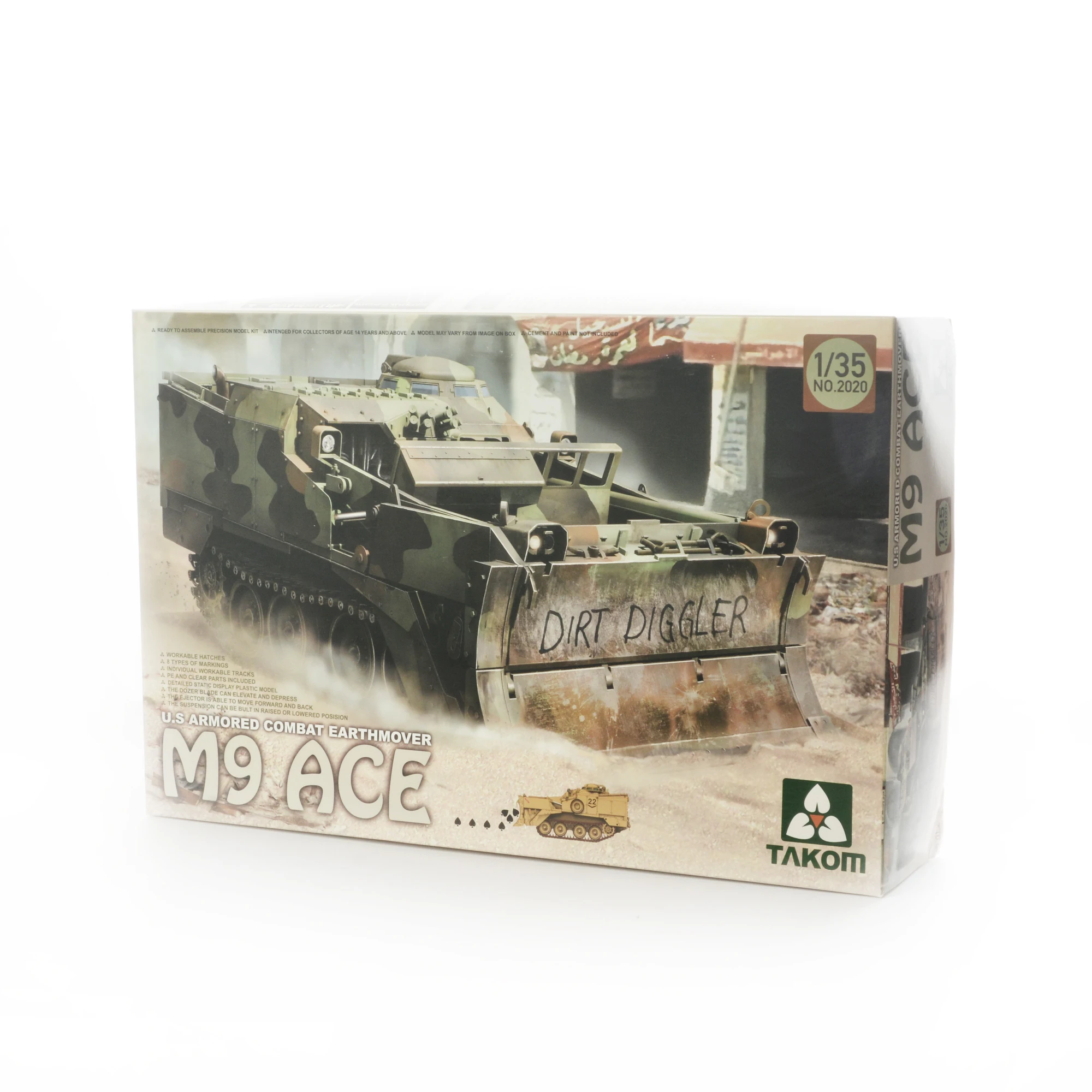 

TAKOM TAK2020 1/35 M9 ACE U.S Armored Combat Earthmover Plastic Model Kit