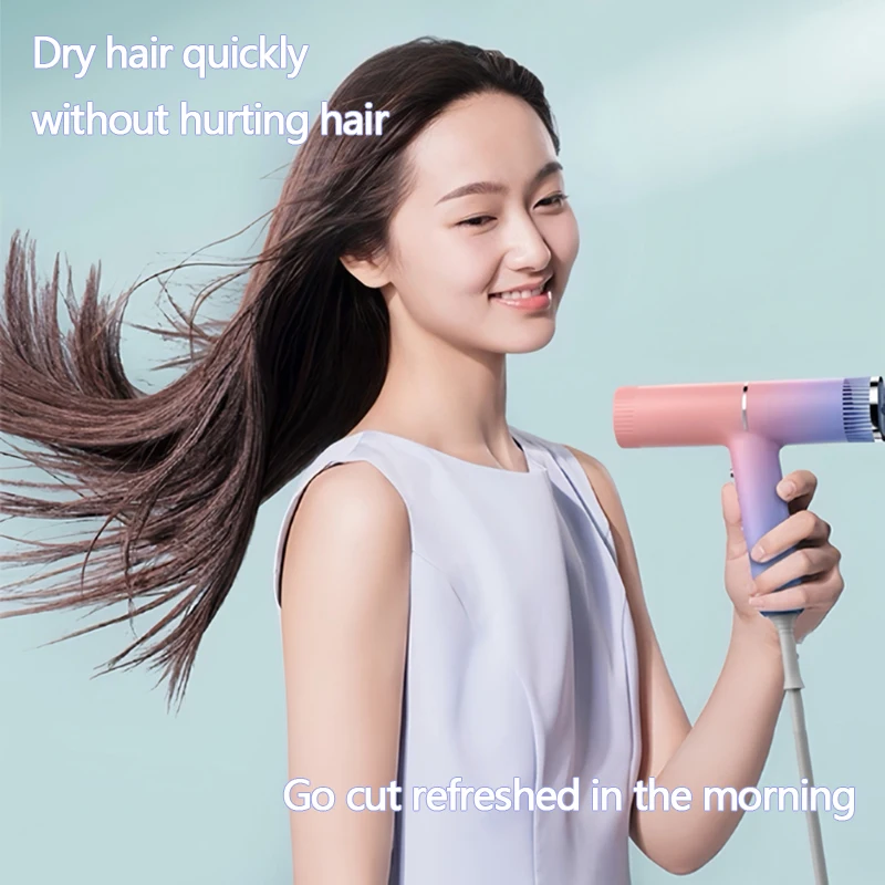 

Hair Dryer For Women, Negative Ion Hair Care, Quick Drying, Low Noise, Professional Dryer, Noble Design, Personal Care Products