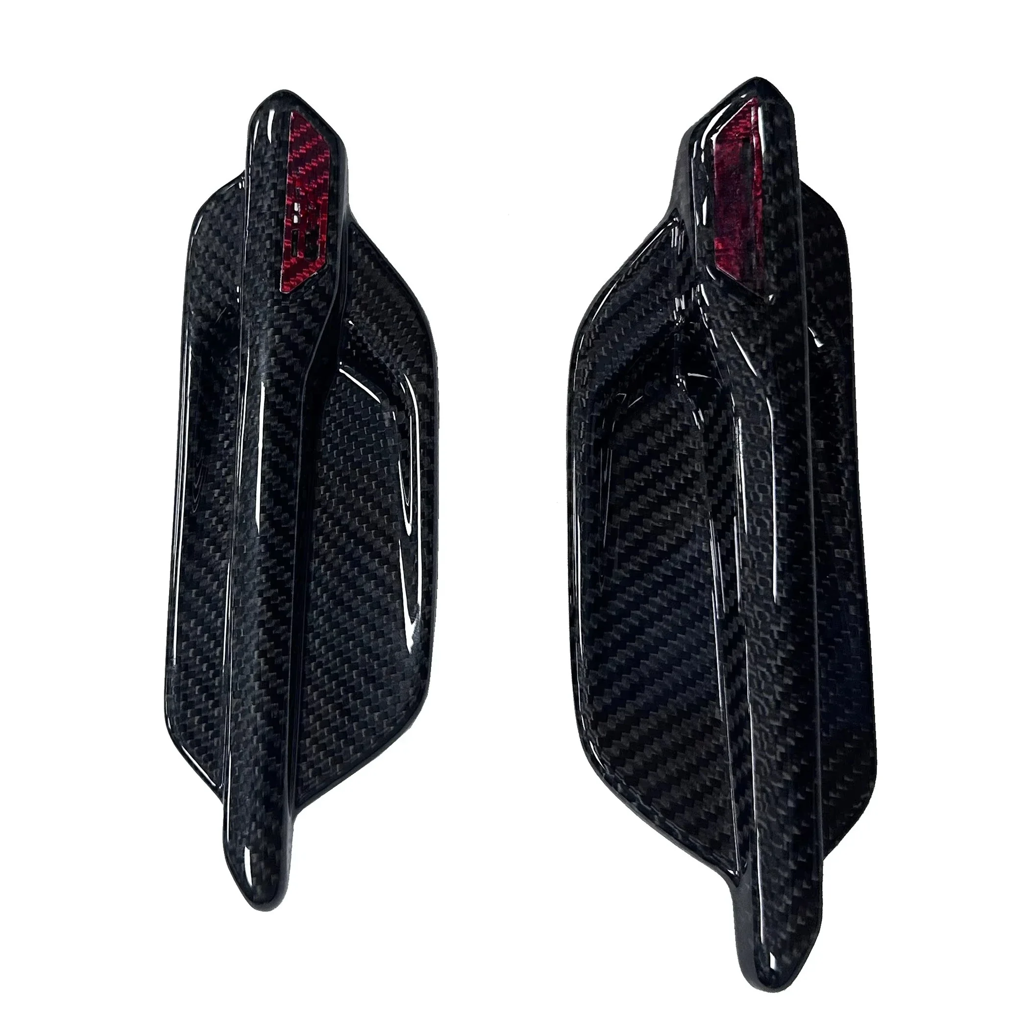dry carbon fiber Side Badge For BMWs F87 M2 Carbon Fiber Fender Frim For  M2