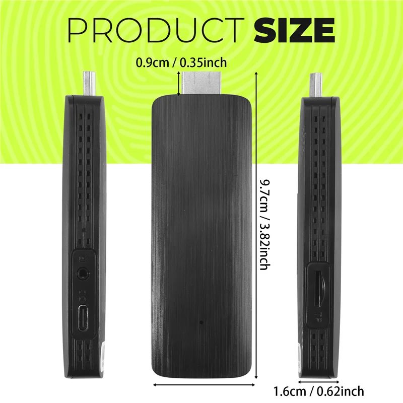 TV Box Stick Kunststoff TV Stick Android TV HDR Set Top OS 4K BT5.0 Wifi 6 2,4/5,8G Android 10 Smart Sticks Android Media Player