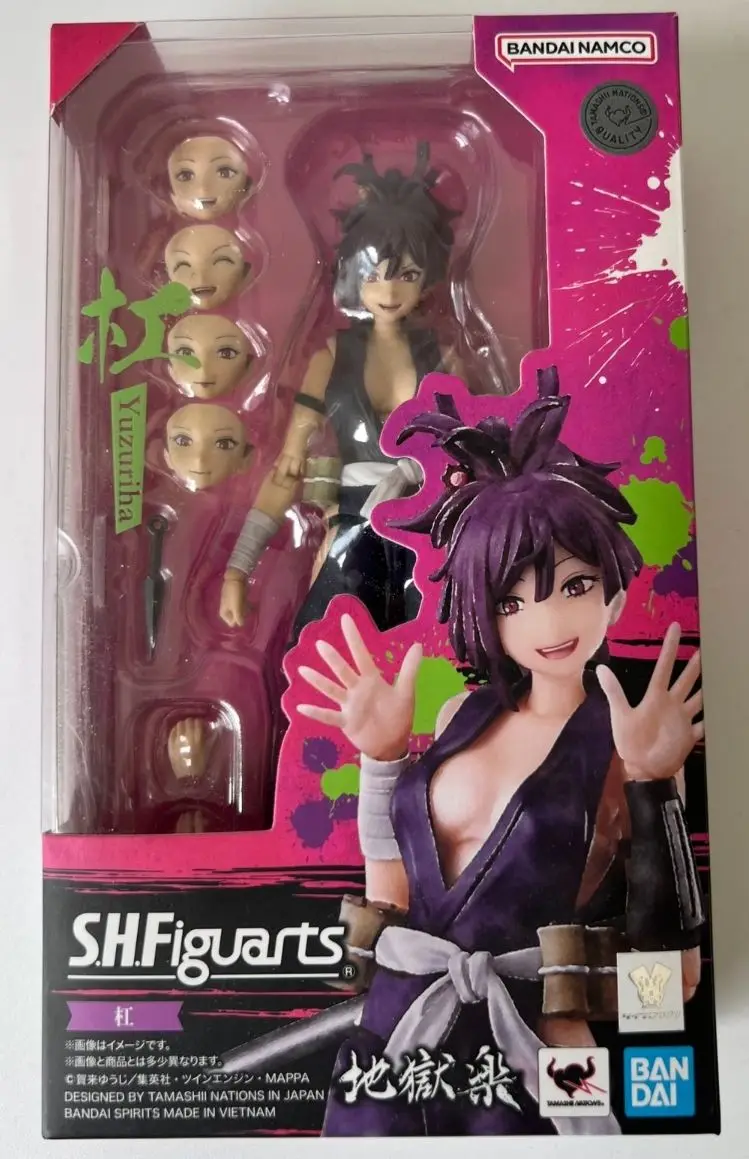 متوفر في المخزون الأصلي Sh Figuarts Shf Hell's Paradise Yuzuriha شخصيات الحركة نموذج اللعب أنيمي التماثيل البلاستيكية هدية #1