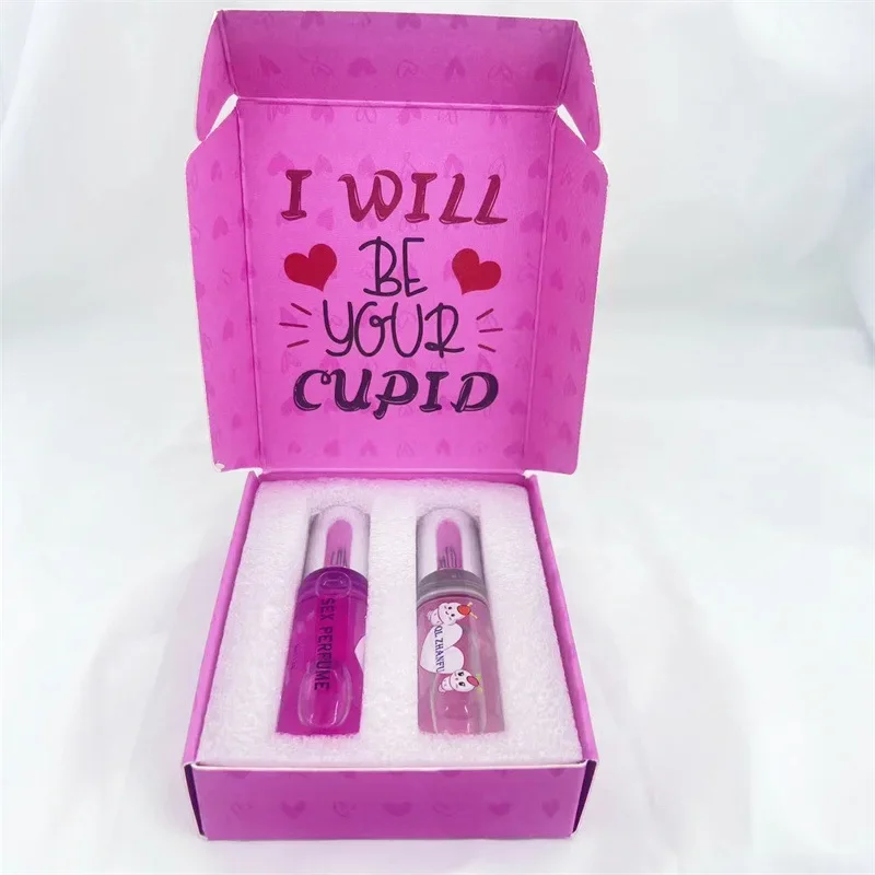 Couple Attraction Perfume Set - Unisex Light Fragrance Pheromones for Dating - Male Female Attractiveness Essential Oil Gift