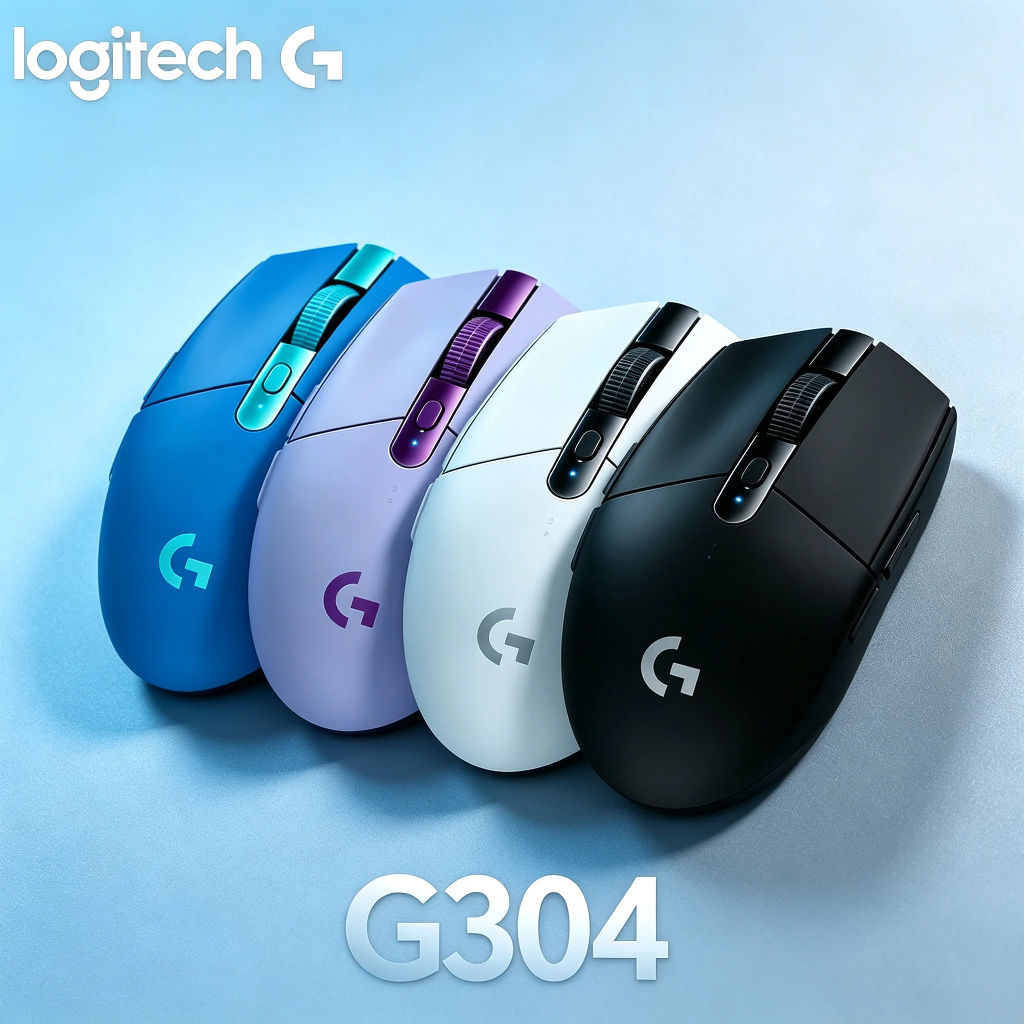 Multi‑Color Option Logitech G304 Wireless Mouse For Gaming Setup Decoration And Office Desktop Match