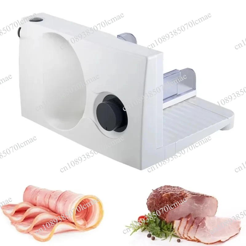 Desktop Vertical Automatic Manual Meat Slicer Adjustable Speeds for Household Restaurant Use Industrial Bread Cheese Slicer