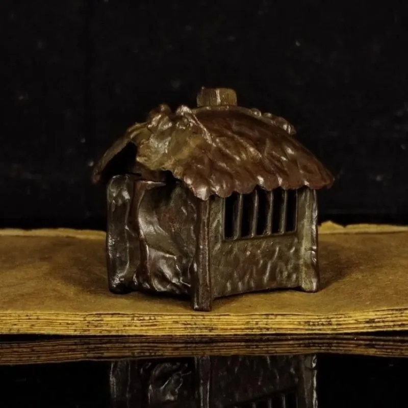 Vintage mini house Incense Burner Statue for Tea Home Decor Ornaments