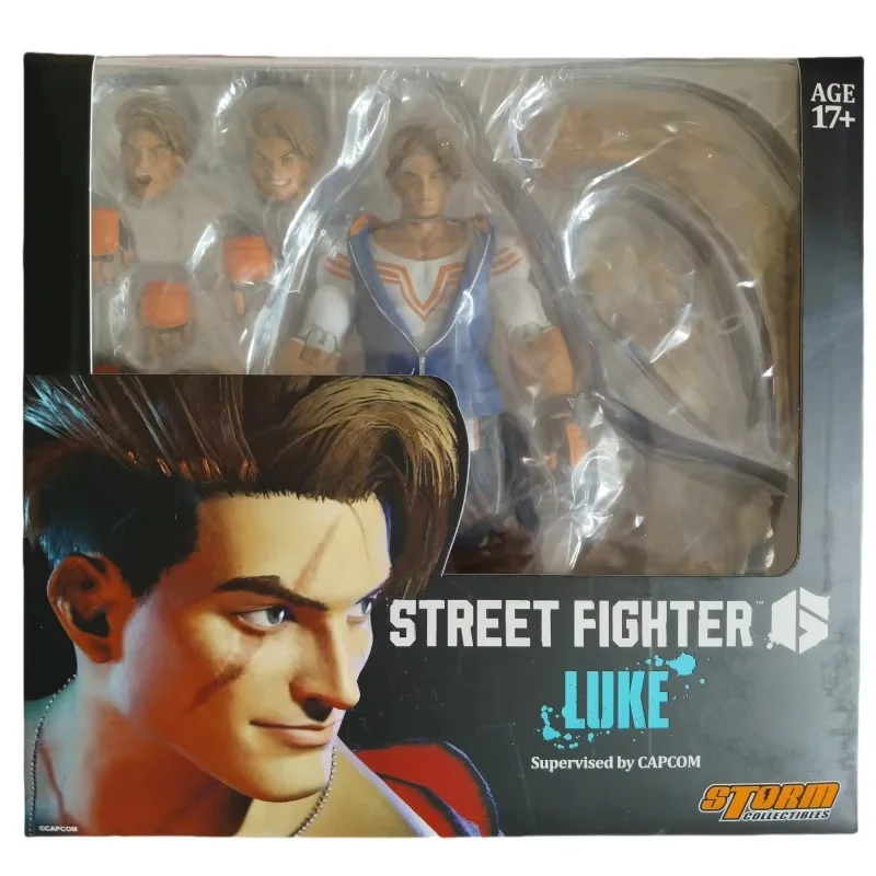 In STOCK Storm Toys 1/12 Street Fighter 6 LUKE LUKE CPSF27 Handmade Doll Model Action Figure Model Toys Holiday Gifts