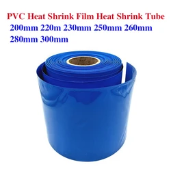 1m PVC Heat Shrinkable Tube200mm 220mm 250mm 280mm 300mm Wide 18650 26650  Lithium Battery Skin Package Shrink Sleeve Insulation