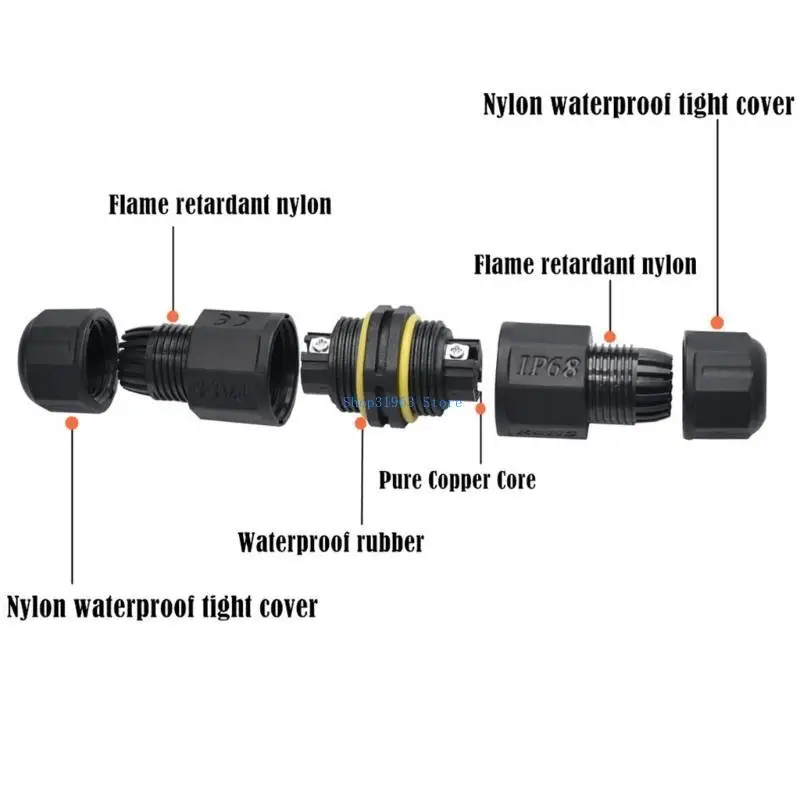 L4MA Outdoor Waterproof Connector Cable Adapter M20 Quick Coupling Couplers