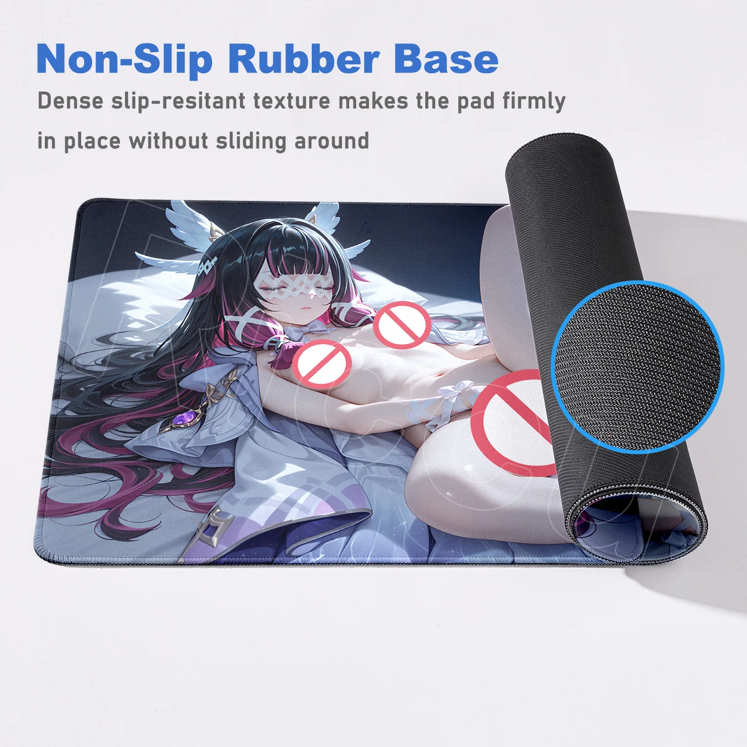 مثير أنيمي الفتيات ماوس الوسادة هنتاي الجدول حصيرة الألعاب XXL Genshin تأثير ماوس الوسادة لوحة المفاتيح السجاد غير خاضعة للرقابة R18 NSFW لطيف حصيرة مكتبية