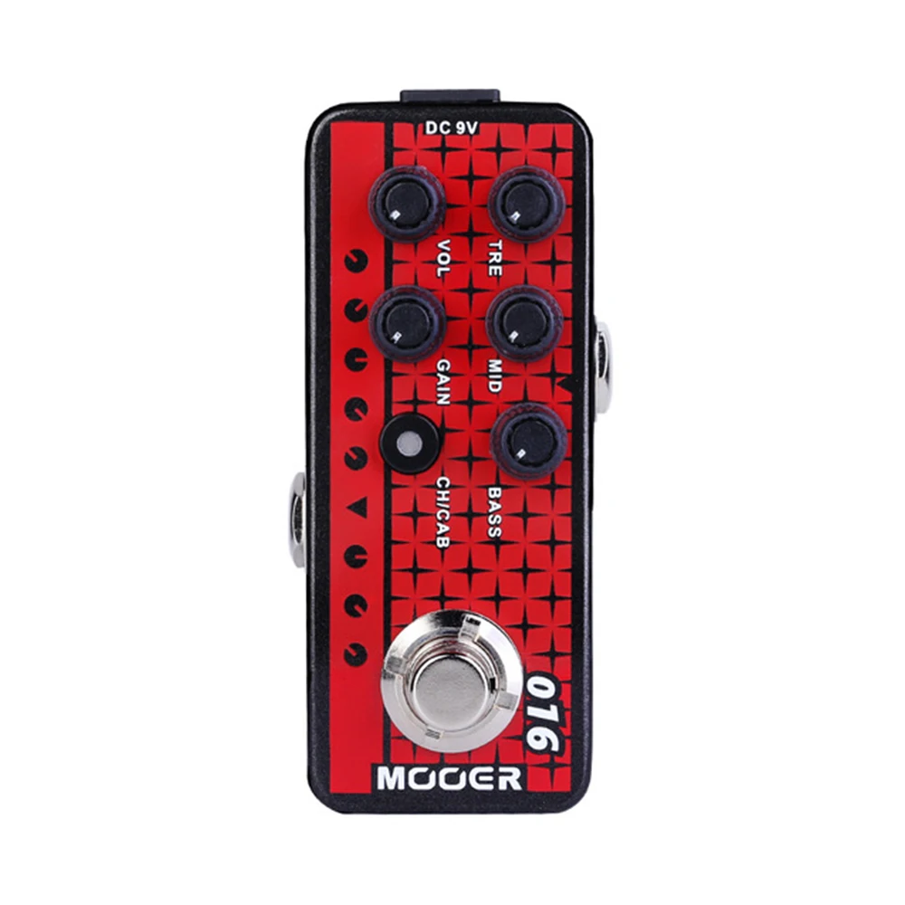 MOOER Micro Preamp Series Guitar Effect Pedal Digital Preamplifier Effect Pedal True Bypass Electric Guitar Parts & Accessories