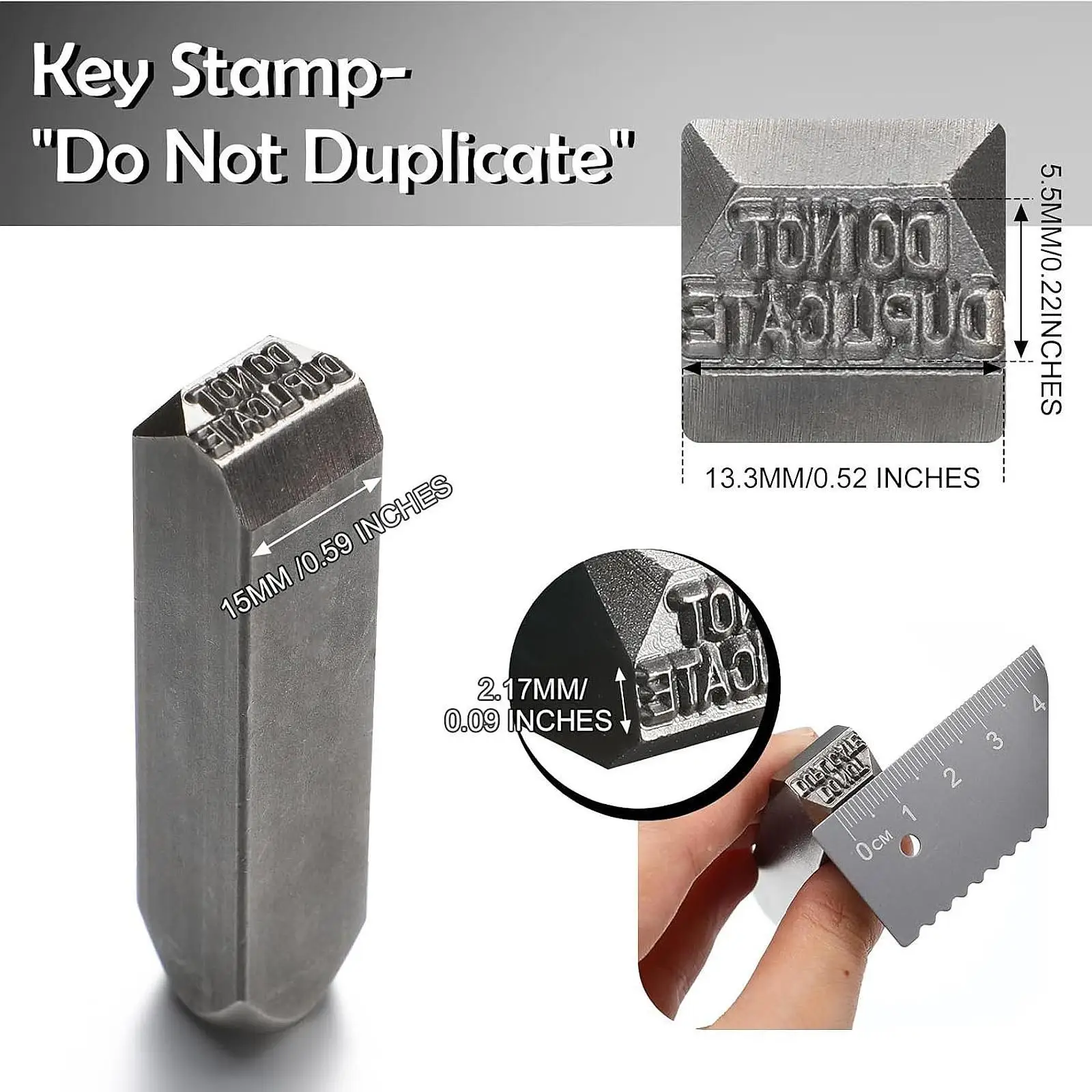 Custom Stamp Punch Set Jewelry Argent Gray Steel Stamping Tool for Leather Crafting DIY Personal Design