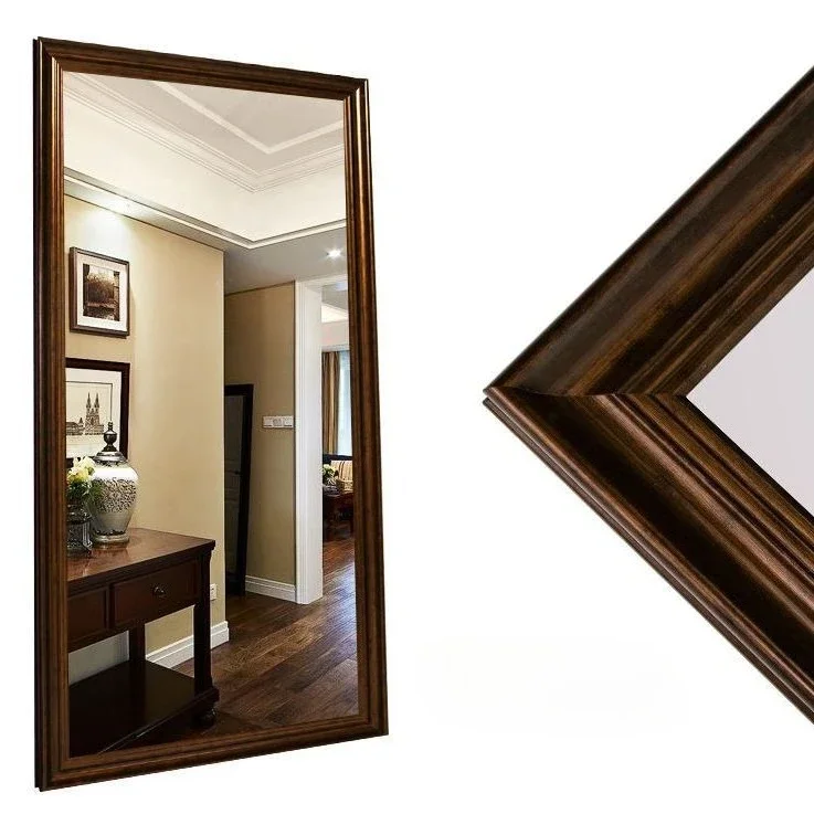 

Full-body wall-mounted full-length mirror, classical floor-to-ceiling, clothing store, nostalgic fitting mirror