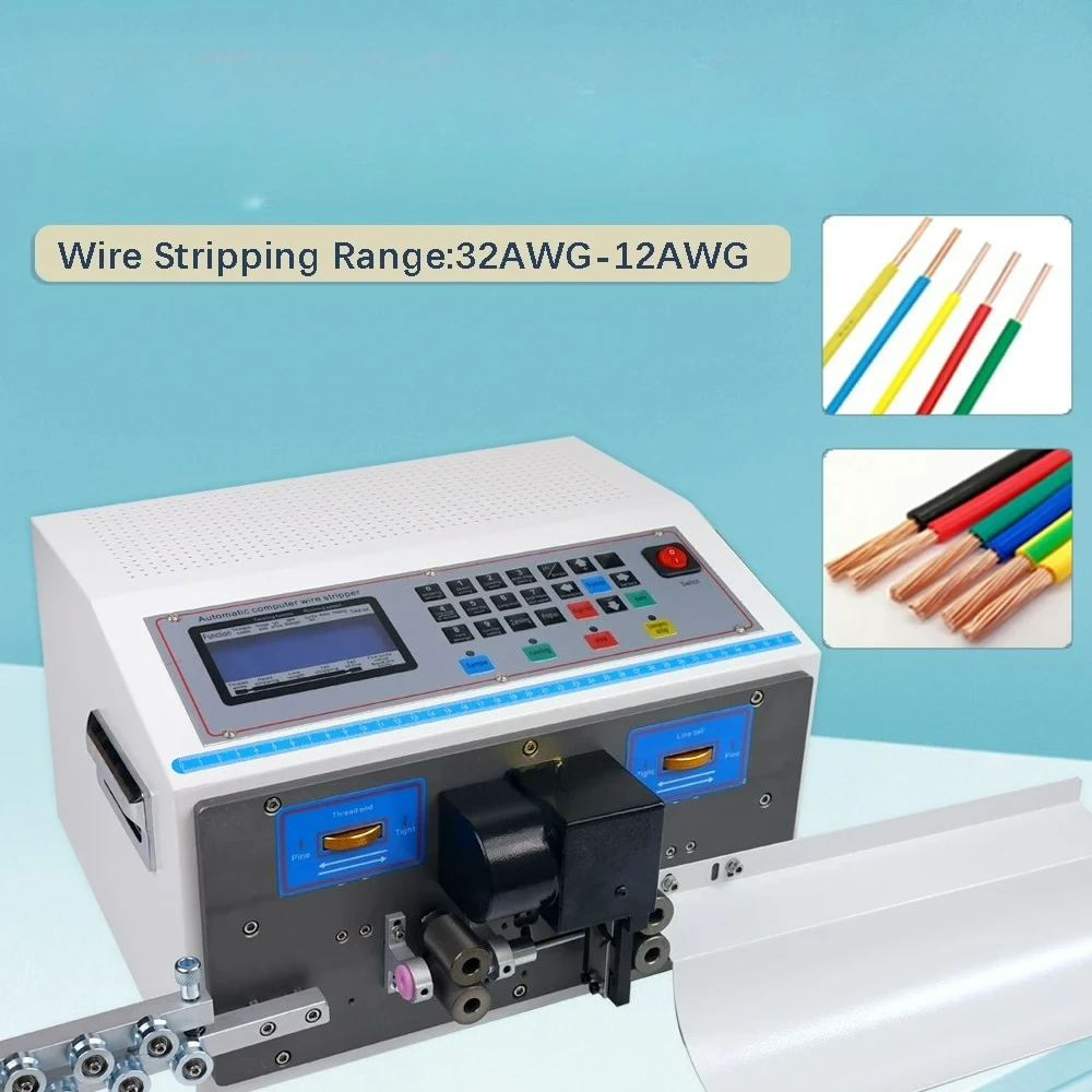 

Customizable Computer Automatic Wire Stripping Machine Cutting Cable Crimping and Peeling