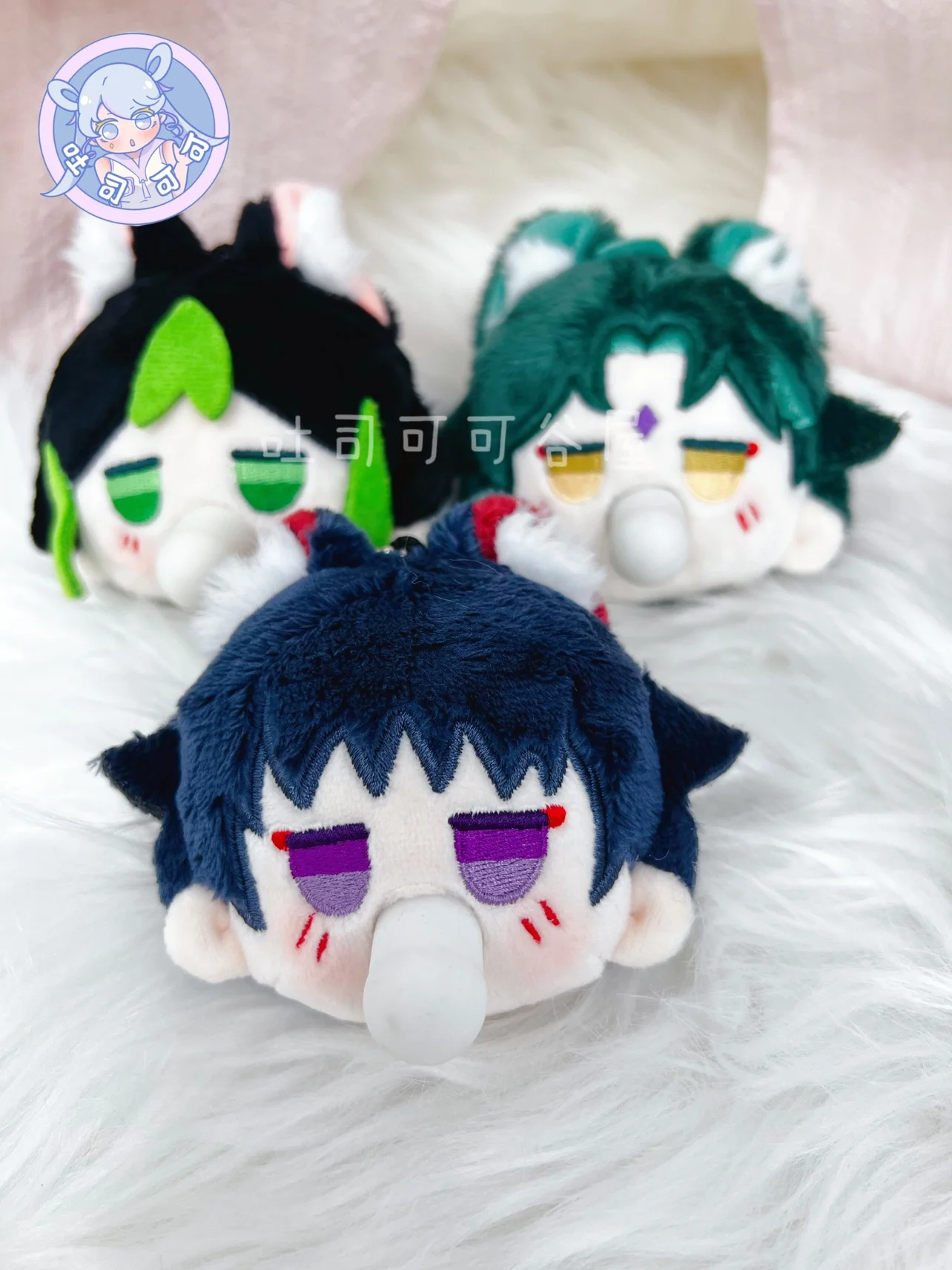 Anime Genshin Impact Xiao Wanderer Cosplay Cotton Doll Bubble Gum Series Cute Plush Pendant  Ambitus