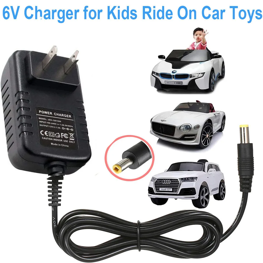 6V Battery Charger for Ride on Toys,6V Charger for Ride on Car Best Choice Products SUV Powered Accessories