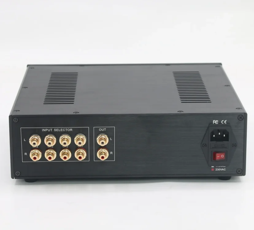HiFi-Upgrade-Vorverstärker mit Fernbedienung und Lautstärkeregelung, 12AU7 / ECC82 Röhren-Stereo-Vorverstärker basierend auf CARY-SLP90 Vorverstärker-Schaltung – Detail 17