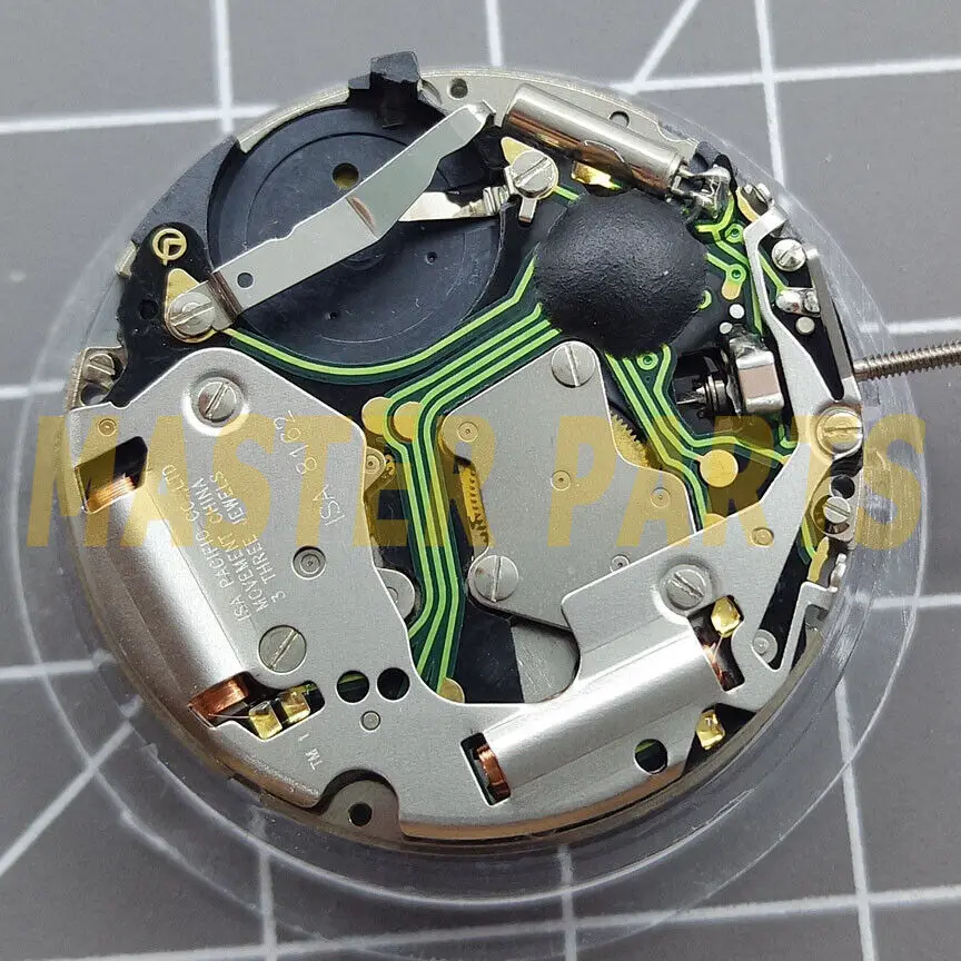 Swiss ISA 8172 Replacement Original ISA 8162 Movement Date At 4 Quartz Movement