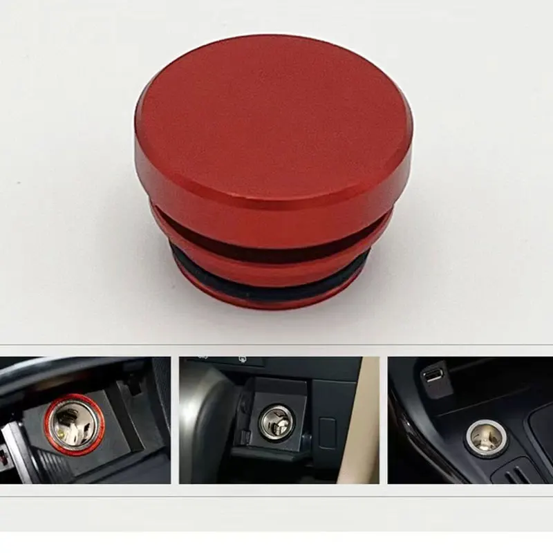 Car Cigarette Lighter Plug Waterproof Cover Protective Case For Porsche GTS  Cayenne Cayman Panamera Macan 911 718 928 901 930