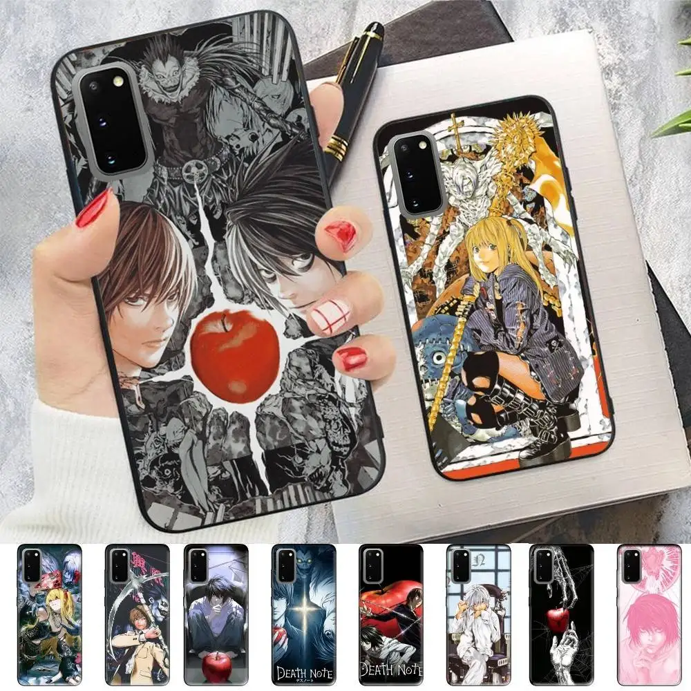 Funda de teléfono Thriller Anime Death Note para Samsung S 24 Fe 25 Ultra Plus 20 Lite 21 30 22 23 24 22 Ultra 5G Fundas