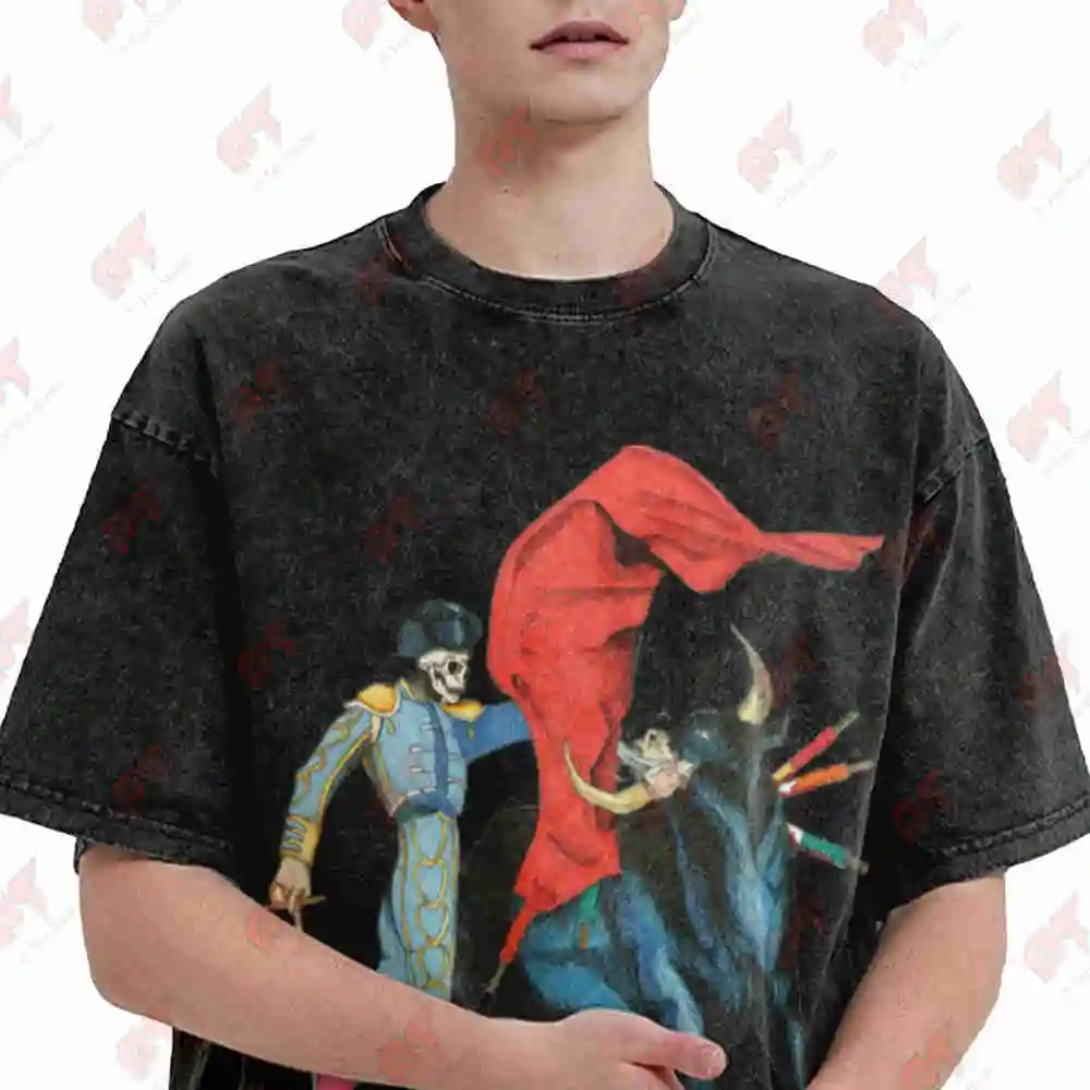 Matador Muerte Vintage Washed Tee Pure Cotton T-Shirt