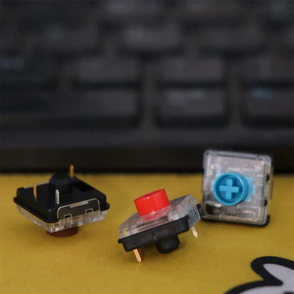 10pcs Acrylic Choc V2 Low Profile Switch Mini High Ultrathin Keyboard Low Profile Switch RGB Knocking Low Profile Switch Office