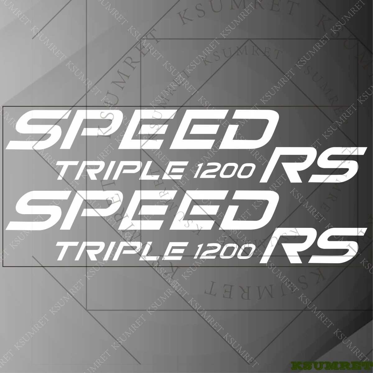 For Triumph Motorcycle Stickers SPEED TRIPLE SPEED TRIPLE 1200 RS SPEED TRIPLE 1200 RR accessories StickerLogo Decal Tank Emblem