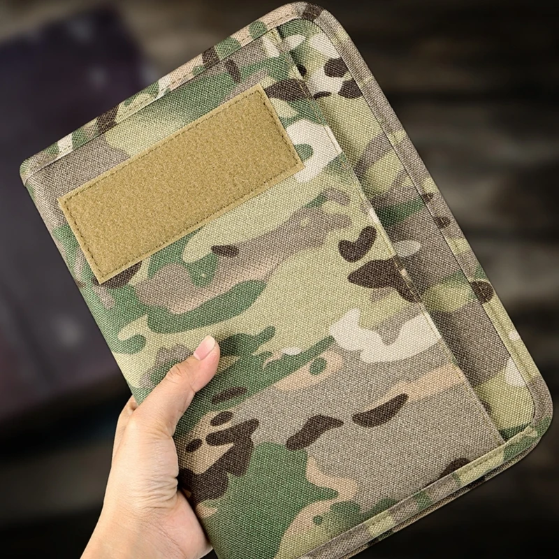 Weatherproof Tactically Notebook Cover Protector Outdoor Log Book Cover with Zipper Cover Protector Sleeve Dropshipping