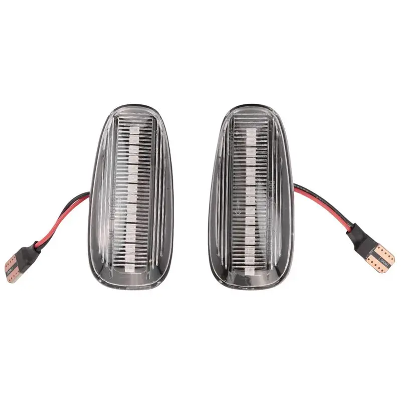 

4Pcs Car Side Marker Light LED Turn Signal Indicator Lamp For Opel Zafira A 99-05 Astra G 98-09 White-A08Q