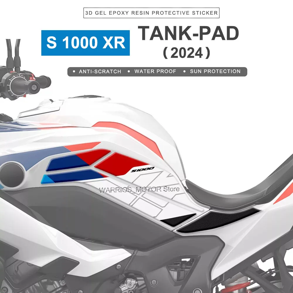 

S1000XR для BMW S1000XR 2024, мотоцикл, 3D гель, эпоксидная смола, накладка на бак, защитные наклейки, комплект, новый обтекатель, наклейка на корпус, наклейка