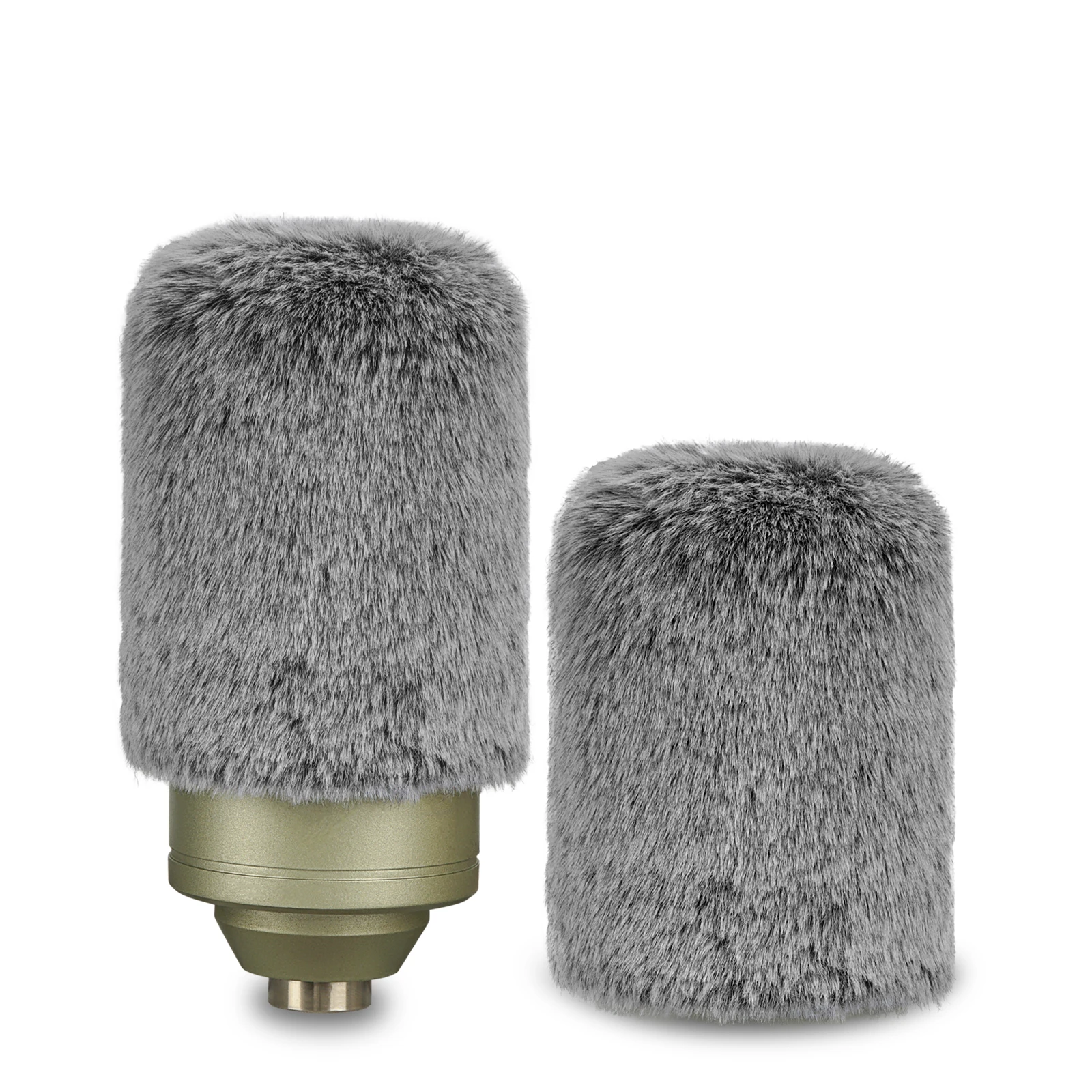 

Geekria for Creators Furry Windscreen Compatible with MXL 990, 550, 770, R144, V250, Revelation Mini Mic DeadCat Wind Cover Muff