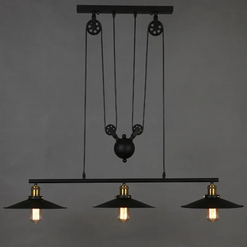 Retro Creative Industrial Wind Lamps Vintage Pendant Lights American Bar Pendant Lamps European-style Living Room Restaurant Bar