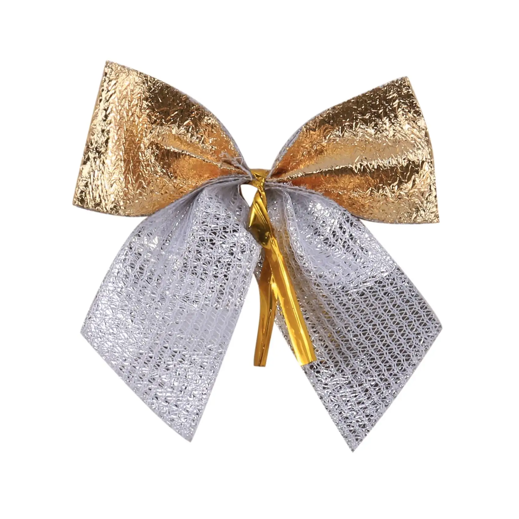 ¡Promoción! 24 piezas de adorno decorativo colgante con lazo, mariposa, árbol decorativo, lindo árbol de Navidad (24 piezas)