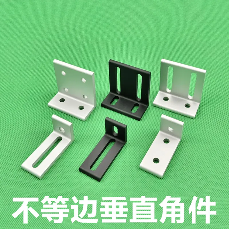 20 30 40 Adjustable Unequal Corner Angle  Aluminum 90 Degree Right Angle Connection Wall Fixed