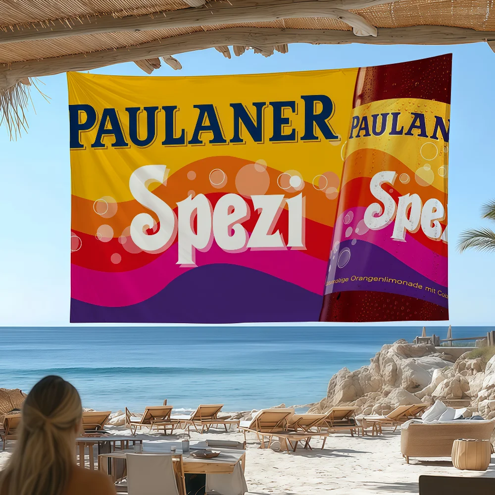 Fashion P-Paulaner S-Spezi flag Custom Camping Garden Decor Party Backdrops Wall Art Family Gifts