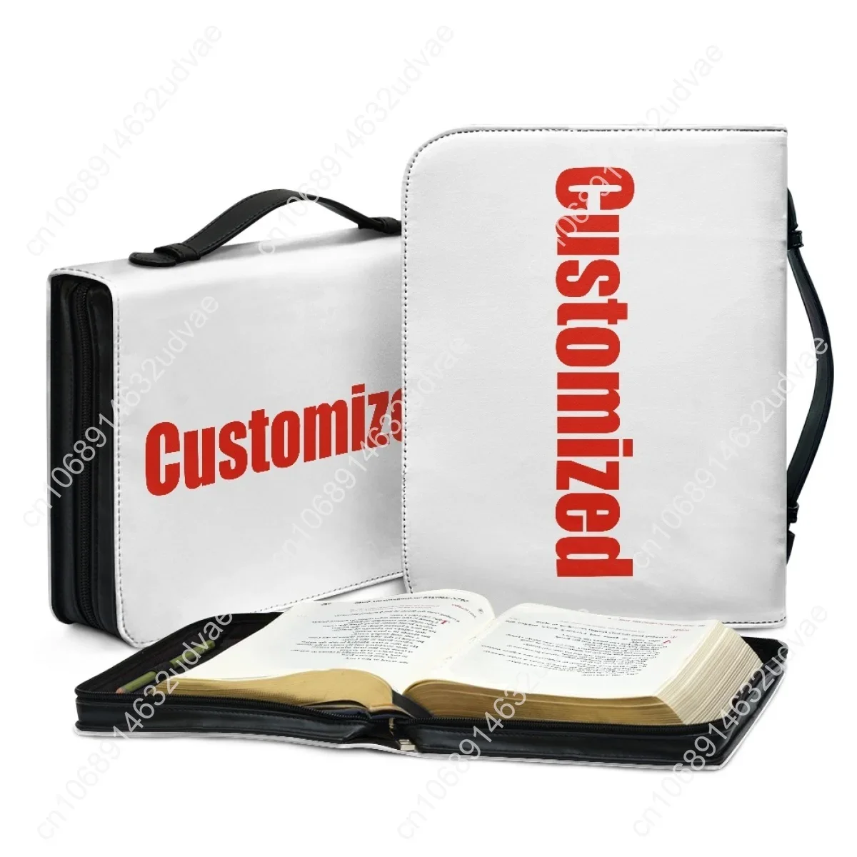 

Bible Bags Customize Covers Custom Design Pattern Bible Pack Waterproof Leather Bag Retro Fashion Street Bible Bag Customize